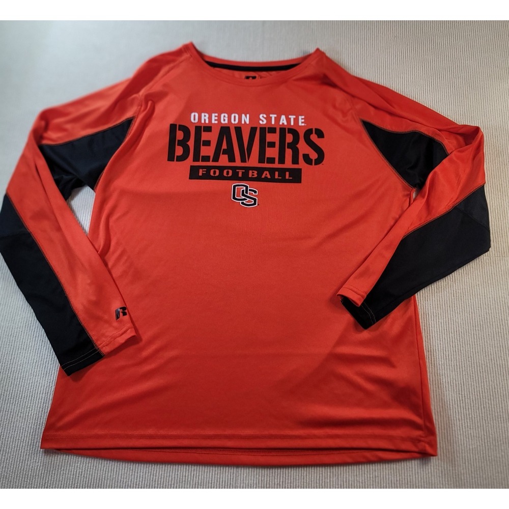 Oregon State Beaver Long Sleeve work out shirt Vintage XL FootBall